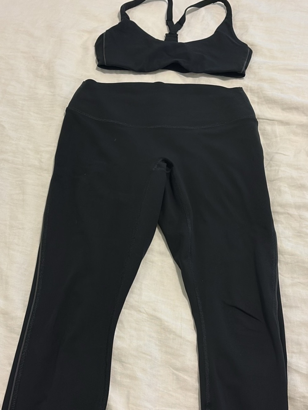 Fabletics Active Leggings and Sports Bra Set